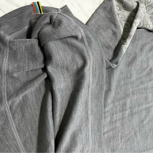 Smartwool Gray Merino 250 Crossover Neck Top - Picture 8 of 9